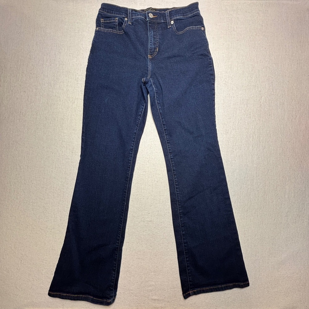 Banana Republic High Rise Bootcut Jeans Dark Wash Size 30 10